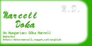 marcell doka business card