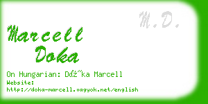 marcell doka business card